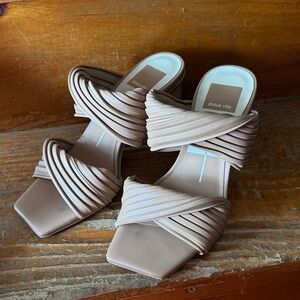 Dolce Vita Women's Brown Crisscross Mules